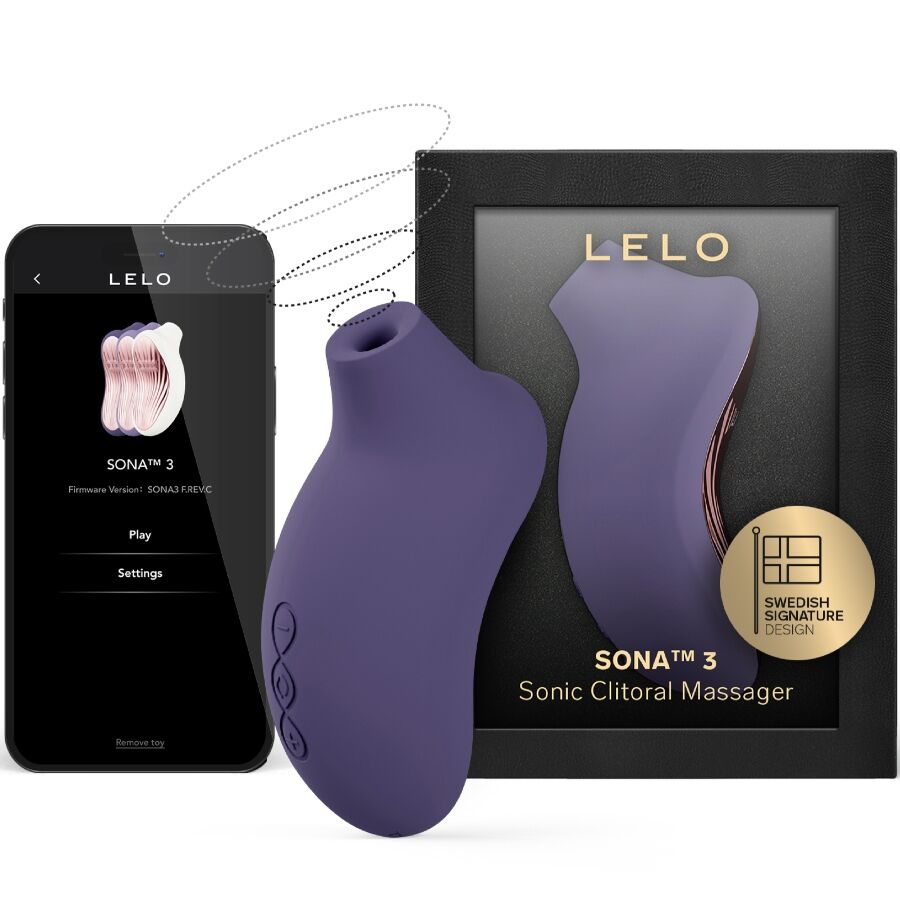 LELO Sona 3 Sonic Klitoralmassagegerät Cyber Purple – SenSonic™ & Cruise Control™ | Secret Pulse – Vibrator Bild 1