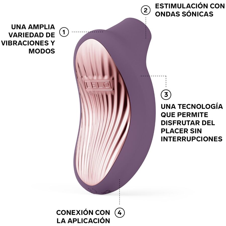LELO Sona 3 Cruise Klitoris-Massager Plum – SenSonic™ & Cruise Control™ | Secret Pulse Klitorisstimulator Produktansicht und Details
