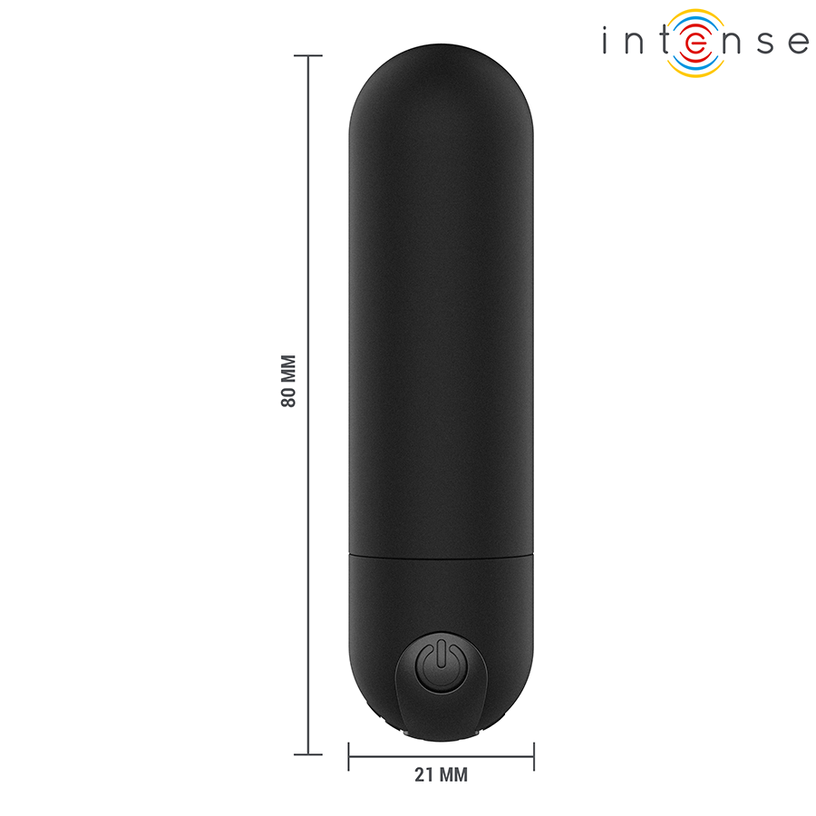 INTENSE - KAREN MINI WIEDERAUFLADBARER VIBRATIONSKUGEL SCHWARZ – Erotik-Zubehör Bild 5