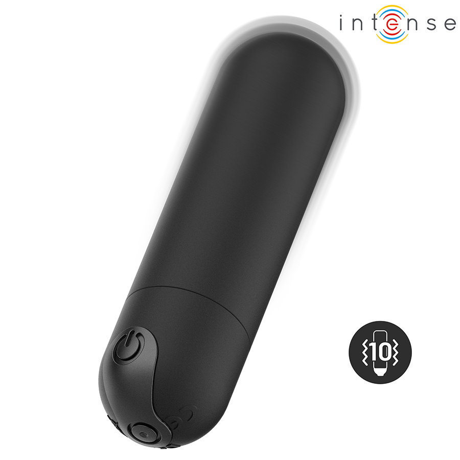 INTENSE - KAREN MINI WIEDERAUFLADBARER VIBRATIONSKUGEL SCHWARZ – Erotik-Zubehör Bild 3