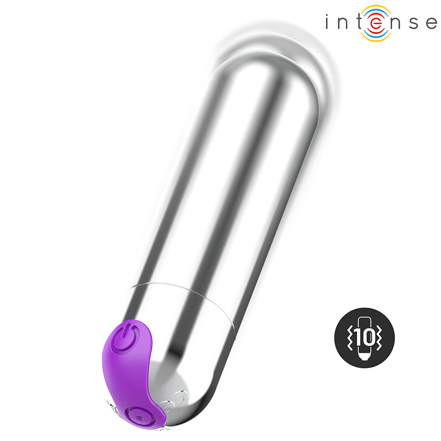 INTENSE - KAREN MINI WIEDERAUFLADBARER VIBRATIONSKUGEL SILBER – Erotik-Zubehör Bild 3