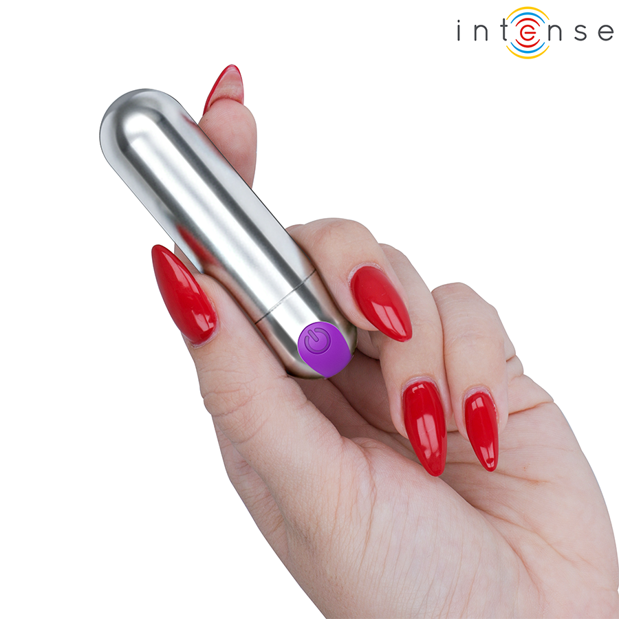INTENSE - KAREN MINI WIEDERAUFLADBARER VIBRATIONSKUGEL SILBER – Erotik-Zubehör Bild 2