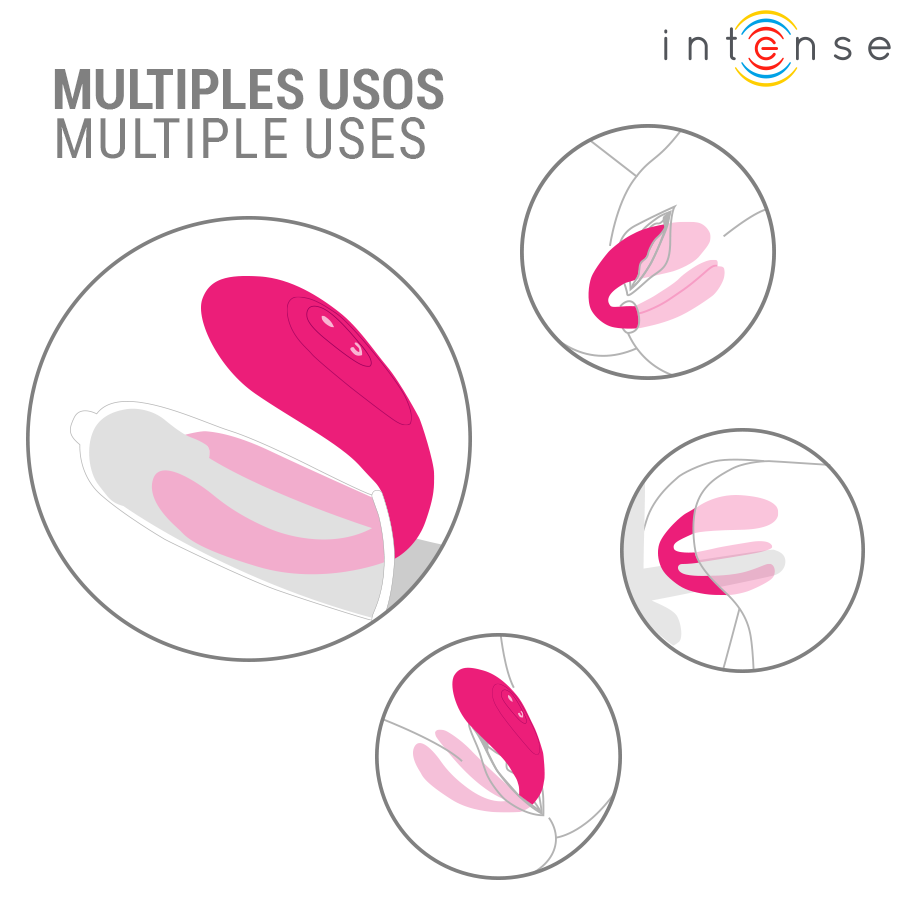 INTENSE - JULIA DOPPELVIBRATOR-KLEMMENSTIMULATOR MIT FERNBEDIENUNG für intensive Stimulation und Self-Love