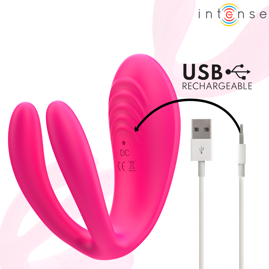 INTENSE - JULIA DOPPELVIBRATOR-KLEMMENSTIMULATOR MIT FERNBEDIENUNG hochwertiges Sextoy bei Secret Pulse