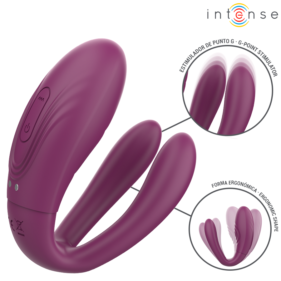 INTENSE - SANDRA KLAPPE- UND VIBRATIONSKLEMMSTIMULATOR MIT FERNBEDIENUNG für intensive Stimulation und Self-Love