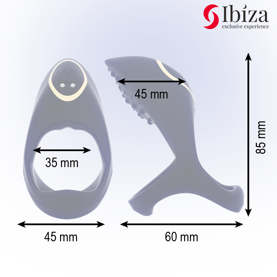 IBIZA - MULTISENSORIELLES COCKRING hochwertiges Zubehör