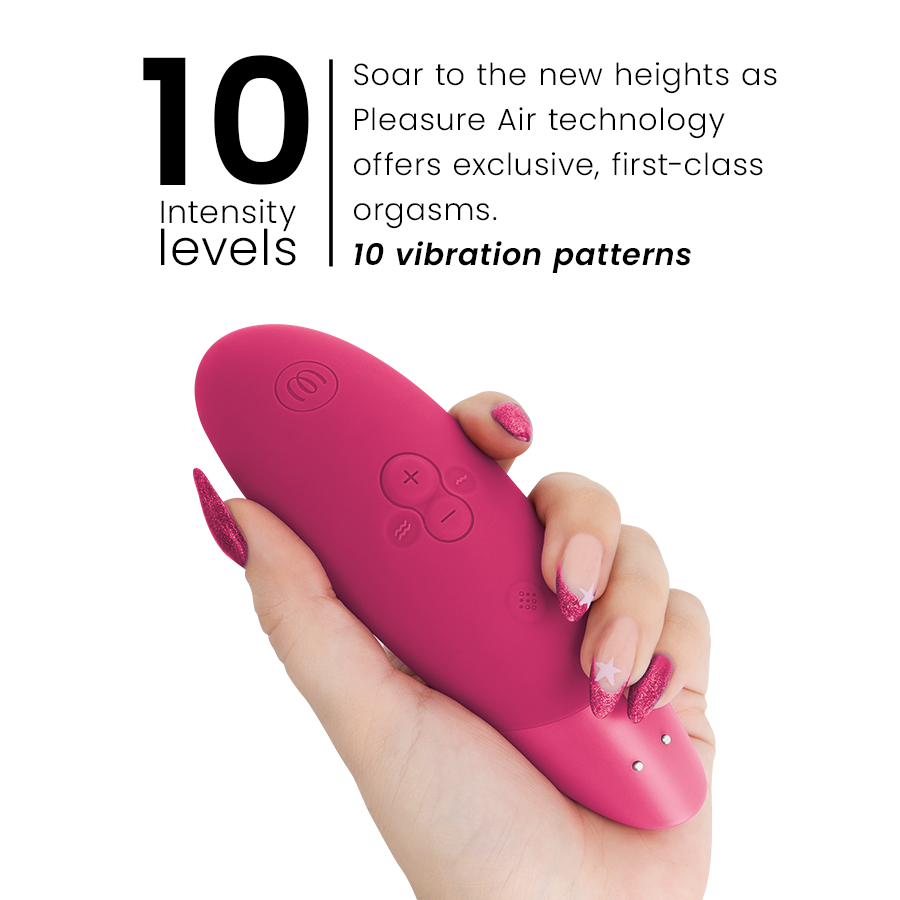 WOMANIZER - Pleasure Air und Vibrationen - Wasserdicht für sinnliche Momente allein oder zu zweit