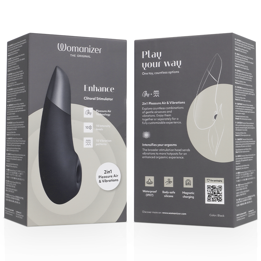 WOMANIZER - Pleasure Air und Vibrationen - Wasserdicht für intensive Stimulation und Self-Love