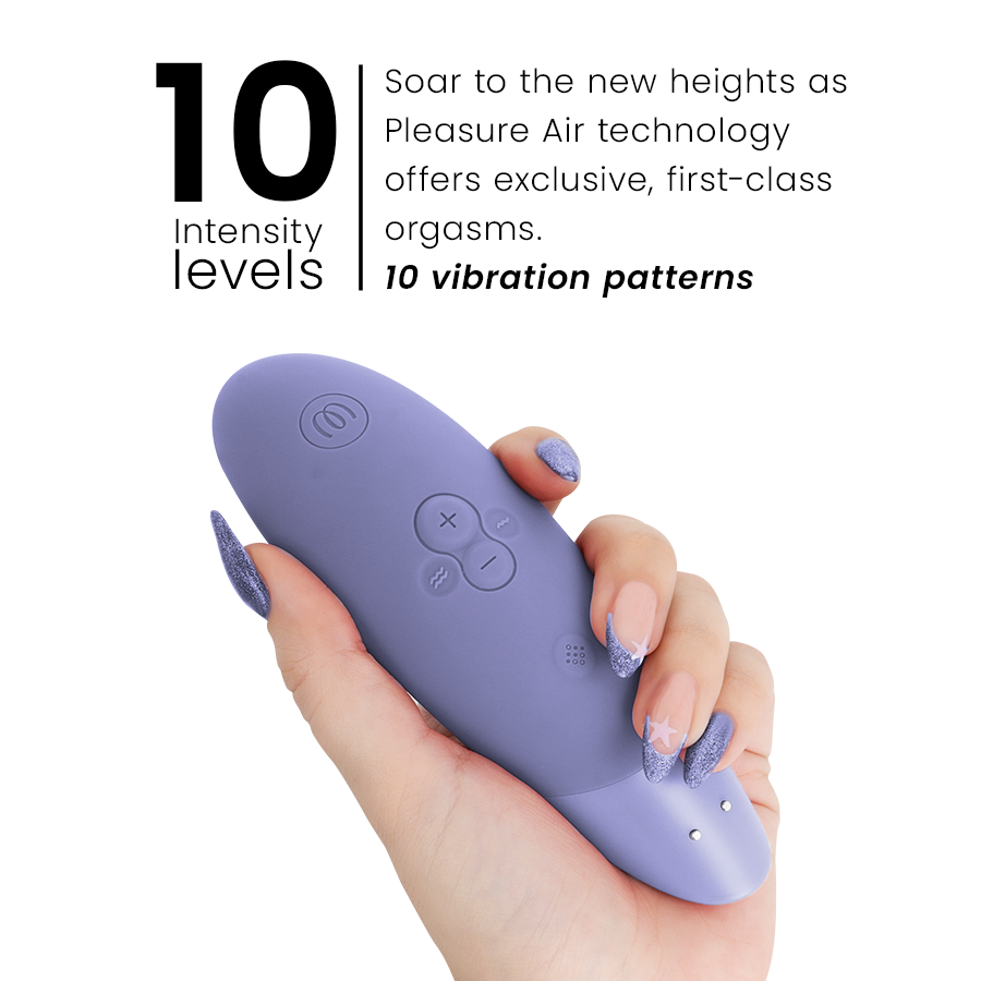 WOMANIZER - Pleasure Air und Vibrationen - Wasserdicht für sinnliche Momente allein oder zu zweit