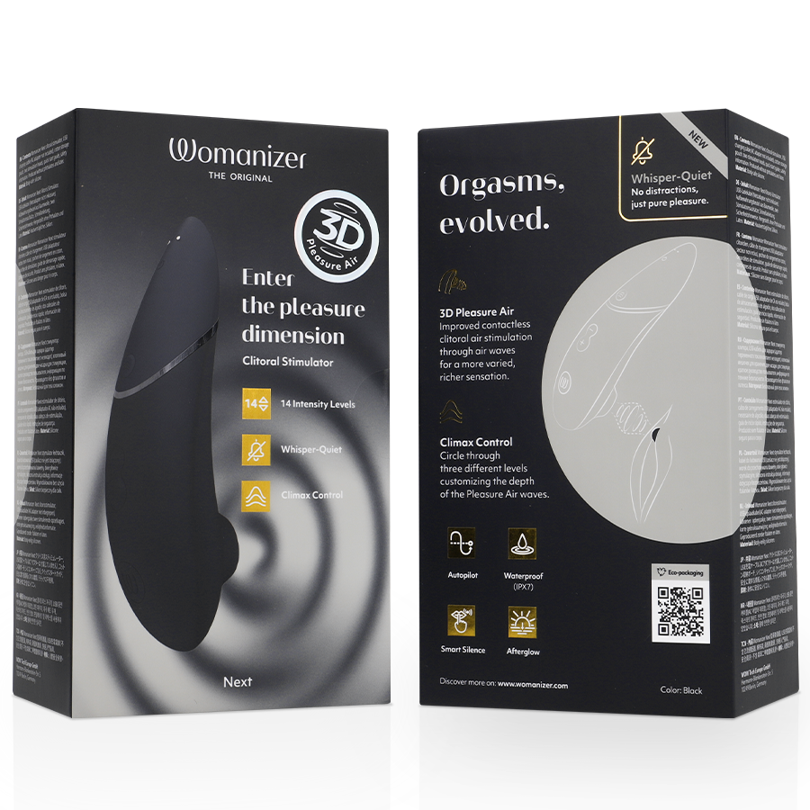 WOMANIZER - KLITORISSTIMULATOR - 3D Pleasure Air - Wasserdicht für intensive Stimulation und Self-Love