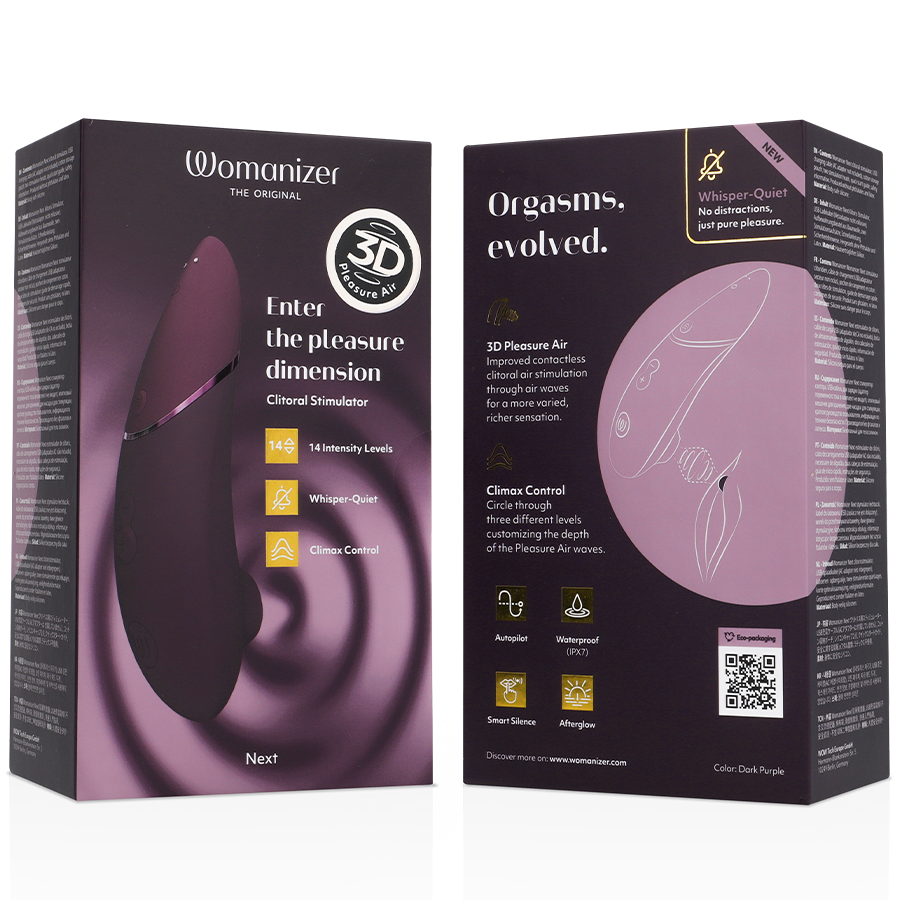 WOMANIZER - KLITORISSTIMULATOR - 3D Pleasure Air - Wasserdicht für intensive Stimulation und Self-Love