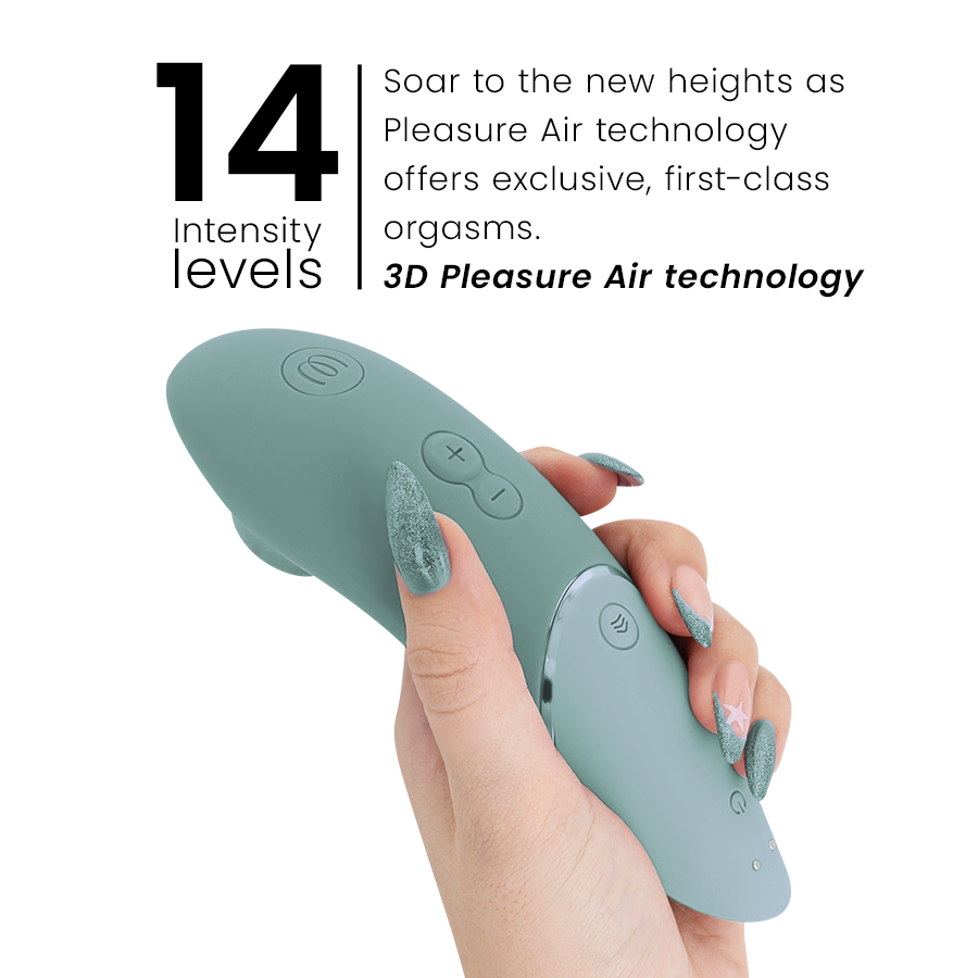 WOMANIZER - KLITORISSTIMULATOR - 3D Pleasure Air - Wasserdicht für sinnliche Momente allein oder zu zweit