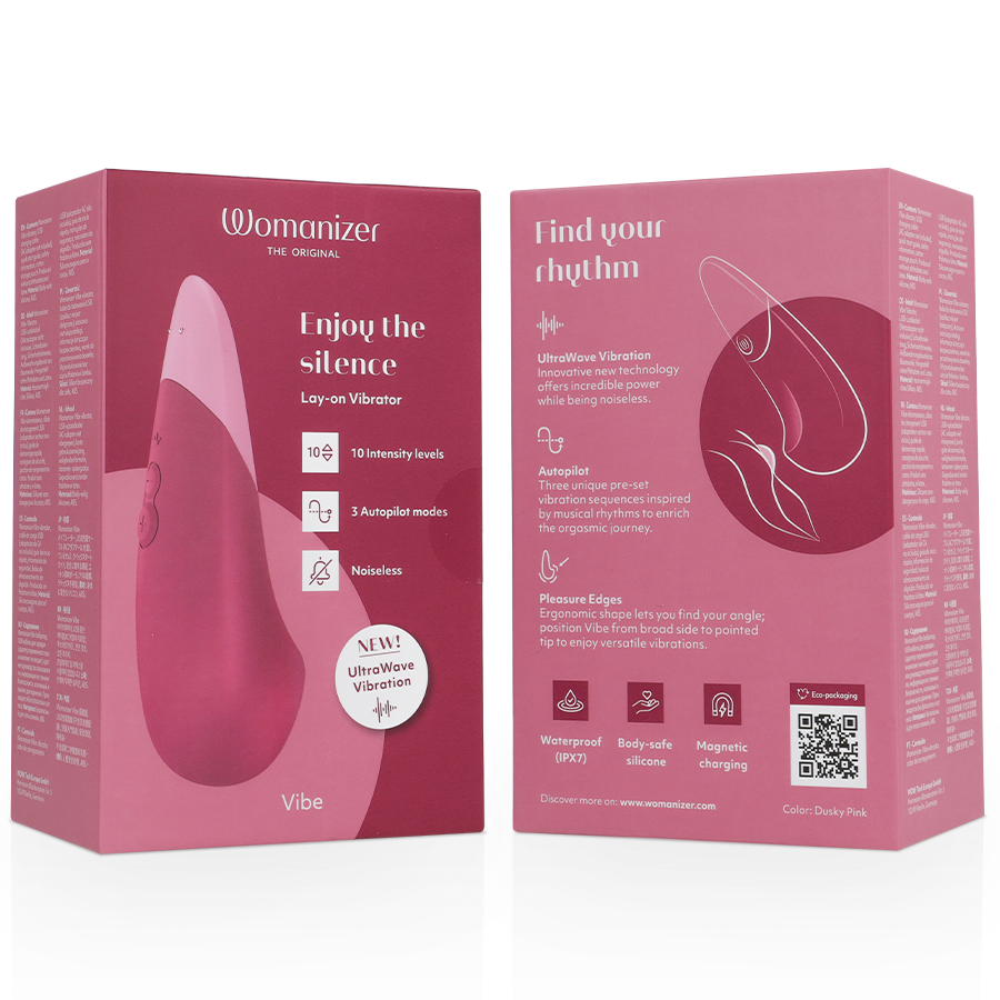 WOMANIZER - UltraWave Vibration - Wasserdicht / Pink für intensive Stimulation und Self-Love