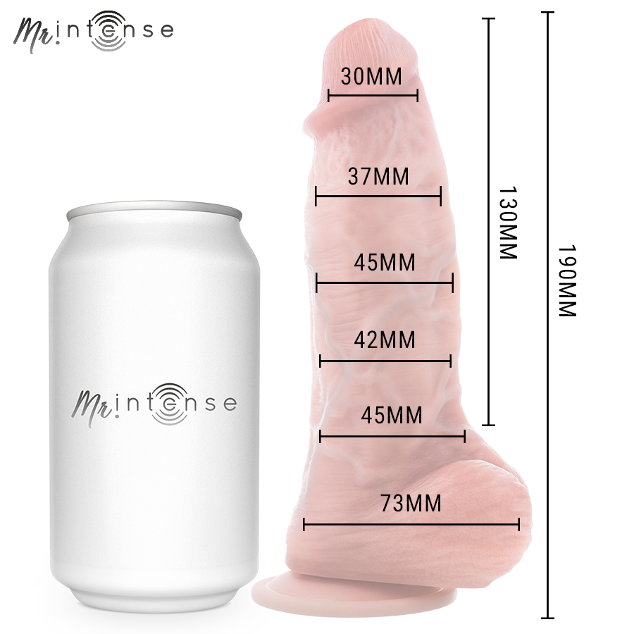 MR INTENSE - KLEINER SPENCER SILIKONDILDO 19 CM -Ø- 4,5 CM Dildo diskret online kaufen