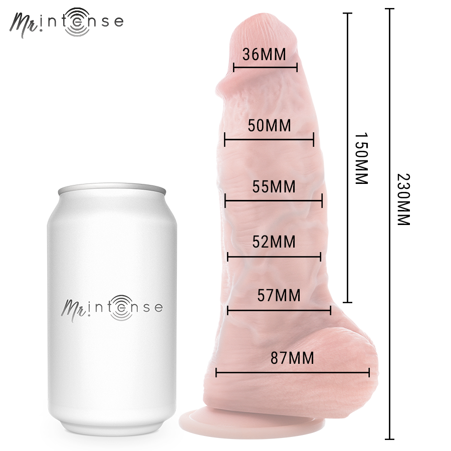 MR INTENSE - MITTLERER SPENCER SILIKONDILDO 23 CM -Ø- 5,7 CM Dildo diskret online kaufen