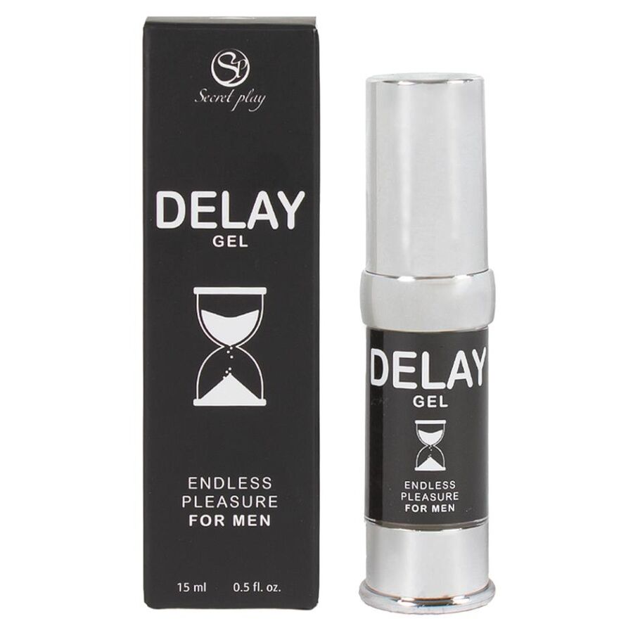 SECRETPLAY - VERZÖGERUNGSGEL FÜR MÄNNER ENDLOSES VERGNÜGEN 15 ML – Verzögerungsprodukt von SECRETPLAY