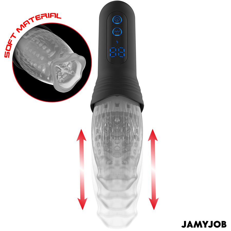 JAMYJOB - BLOW-R MASTURBATOR MIT STOSS- UND ROTATIONSFUNKTION bei Secret Pulse im Erotikshop