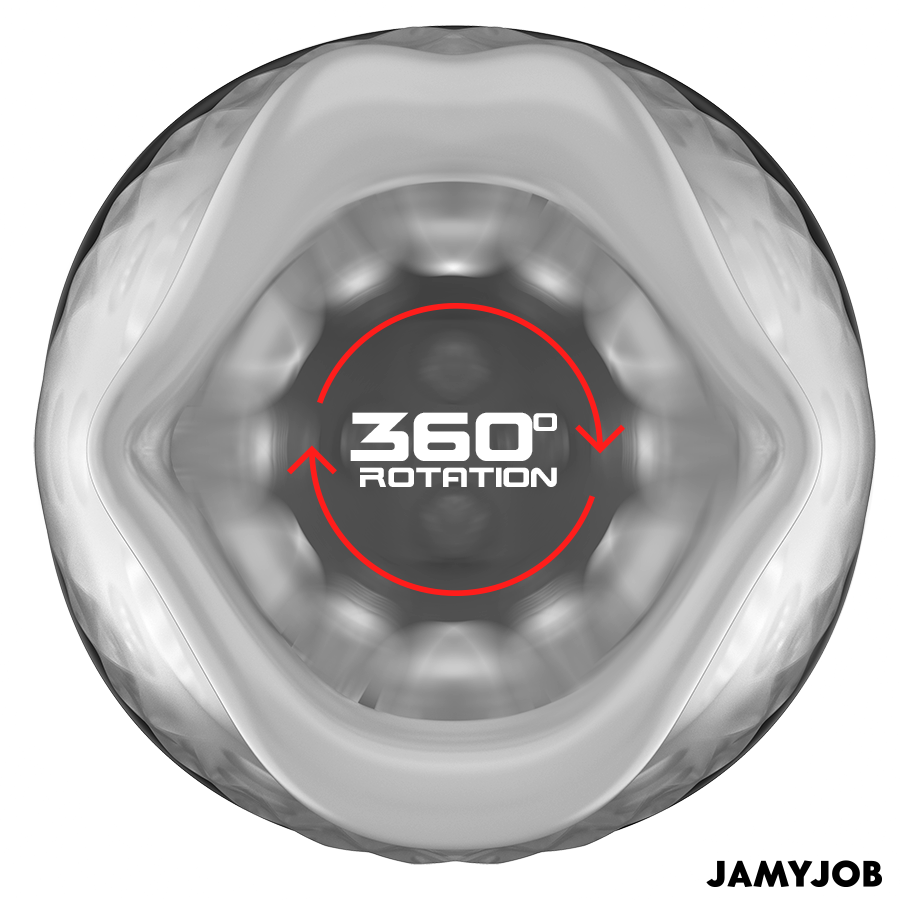 JAMYJOB - BLOW-R MASTURBATOR MIT STOSS- UND ROTATIONSFUNKTION für sinnliche und diskrete Momente