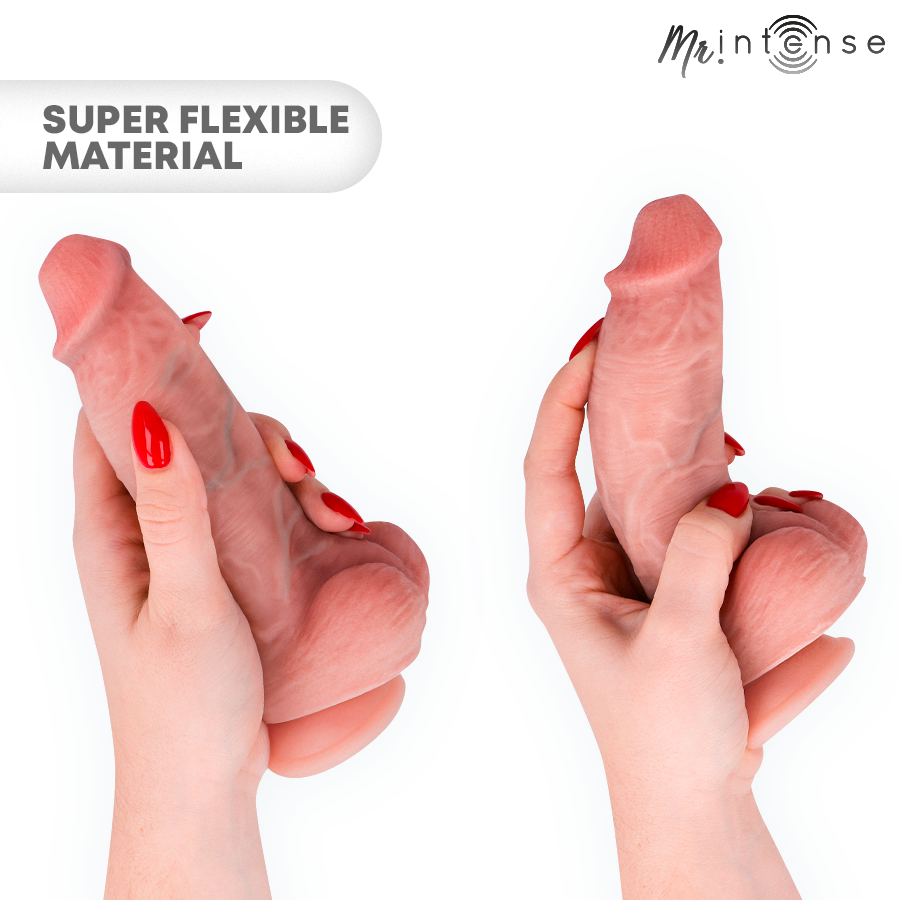 MR INTENSE - KLEINER SPENCER SILIKONDILDO 19 CM -Ø- 4,5 CM Produktansicht und Details