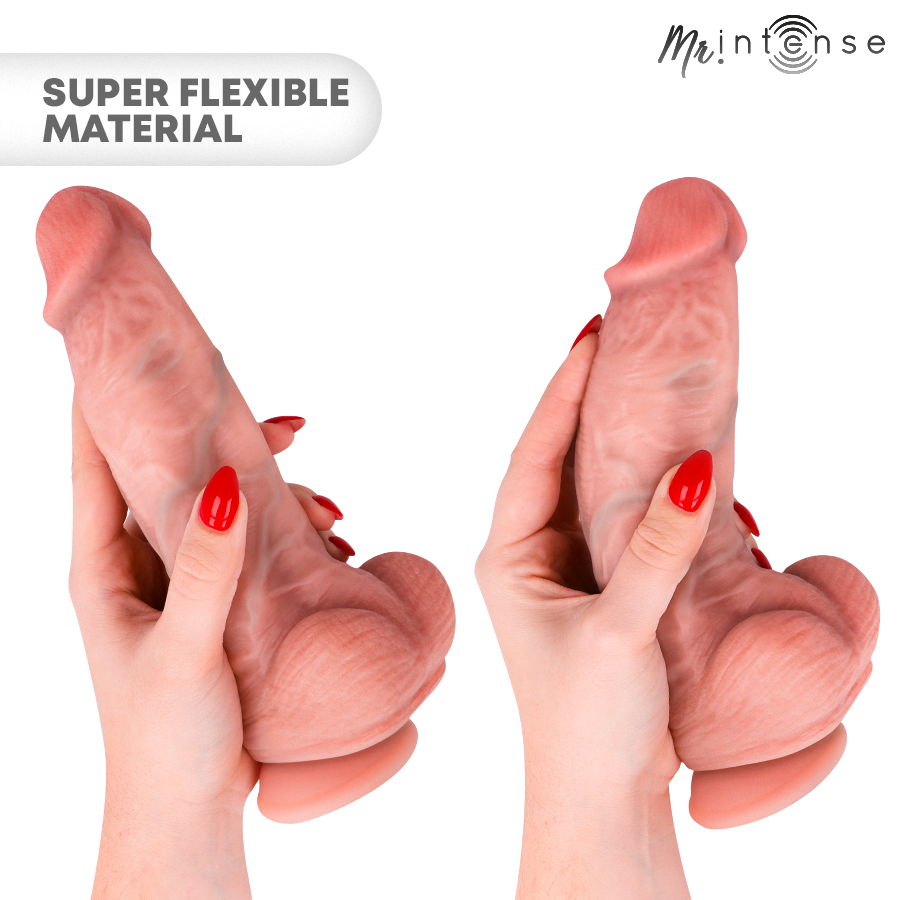 MR INTENSE - MITTLERER SPENCER SILIKONDILDO 23 CM -Ø- 5,7 CM Produktansicht und Details