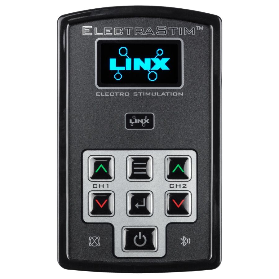ELECTRASTIM - LINX ZWEIKANAL-ELEKTROSTIMULATOR MIT APP UND FERNBEDIENUNG Produktansicht und Details