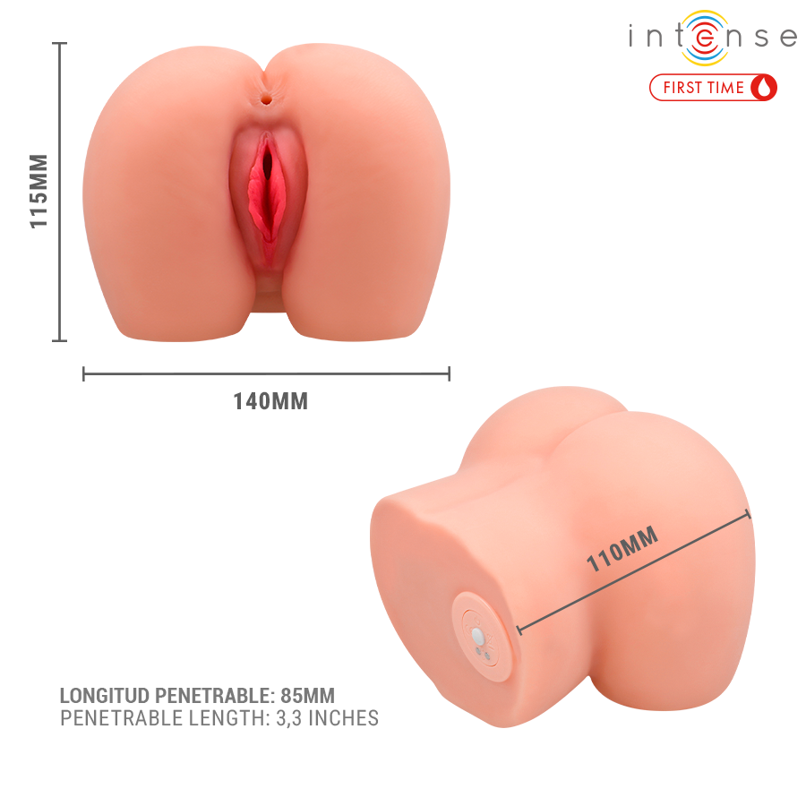 INTENSE FIRST TIME - ARIANA VIRGIN VIBRATOR-MASTURBATOR MIT BLUTUNG hochwertiges Intimtoy