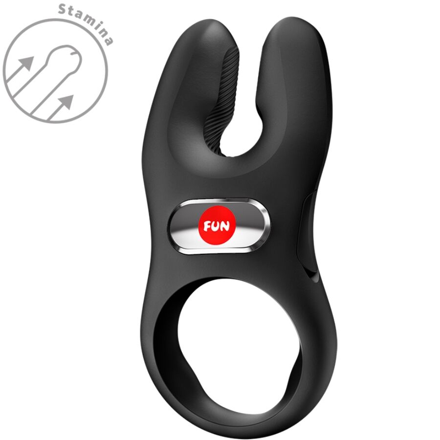 FUN FACTORY - NOS PRO VIBRIERENDER PENNISRING SCHWARZ – Vibrator Bild 3