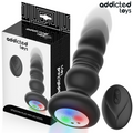 ADDICTED TOYS – ROTIERENDER VIBRIERENDER ANALPLUG MIT LED-LICHT UND FERNBEDIENUNG Analplug diskret online kaufen