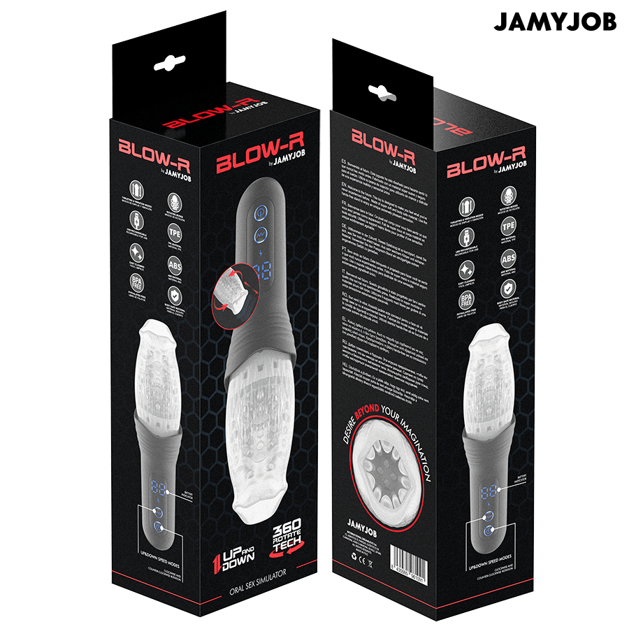 JAMYJOB - BLOW-R MASTURBATOR MIT STOSS- UND ROTATIONSFUNKTION bei Secret Pulse im Erotikshop