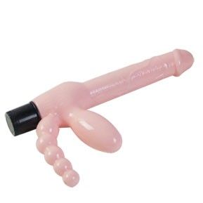 BAILE - SEILLOSER TPR-GURT MIT VIBRATION UND ANALSTIMULATION 25.4 CM Anal-Toy diskret online kaufen