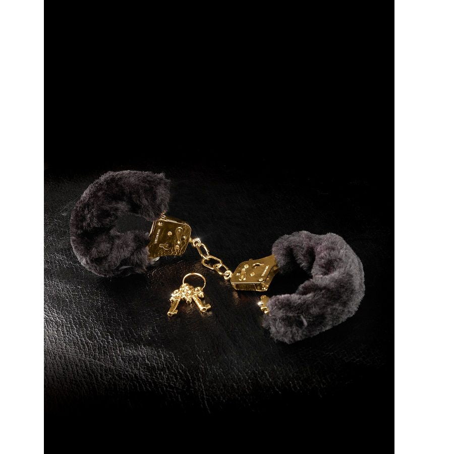 FETISH FANTASY GOLD - DELUXE FURRY CUFFS – BDSM-Zubehör Bild 3