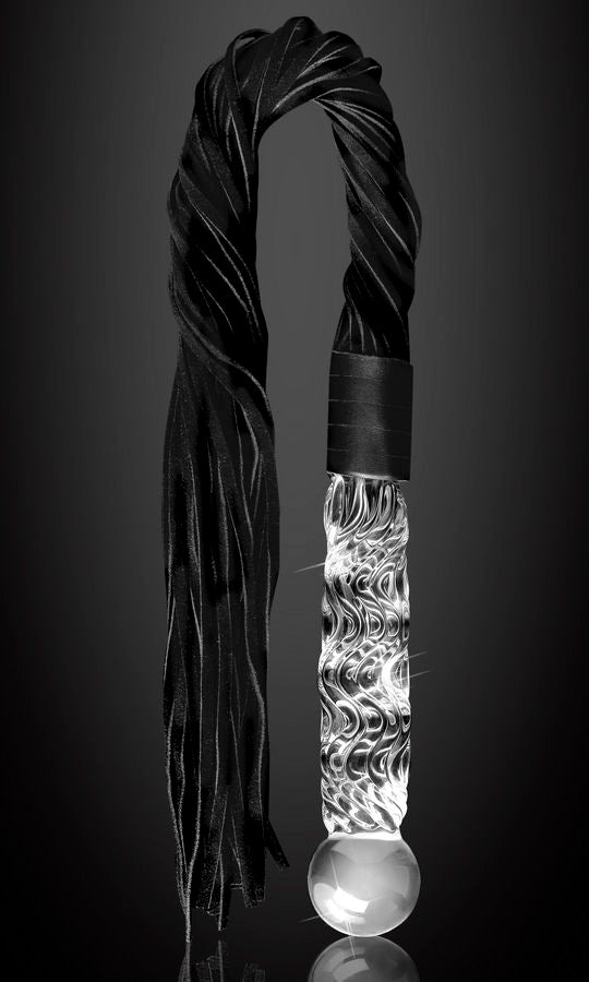 ICICLES N.38 Glasmassager – Luxus Analplug mit Schwanz | Secret Pulse Produktansicht und Details