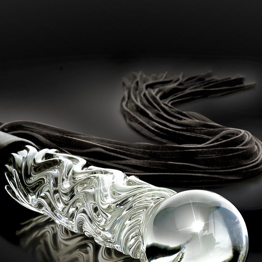 ICICLES N.38 Glasmassager – Luxus Analplug mit Schwanz | Secret Pulse bei Secret Pulse im Erotikshop