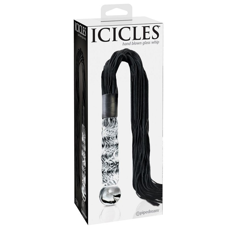 ICICLES N.38 Glasmassager – Luxus Analplug mit Schwanz | Secret Pulse für sinnliche und diskrete Momente
