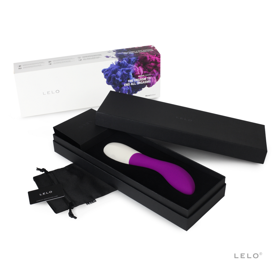 LELO MONA Wave Vibrator – G-Punkt Stimulator, 10 Modi, wasserdicht Produktansicht und Details