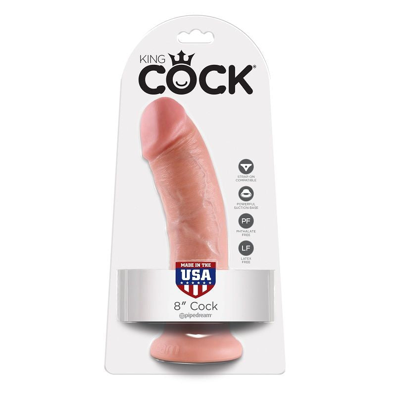 KING COCK - 8 DILDO FLEISCH 20.3 CM Dildo diskret online kaufen