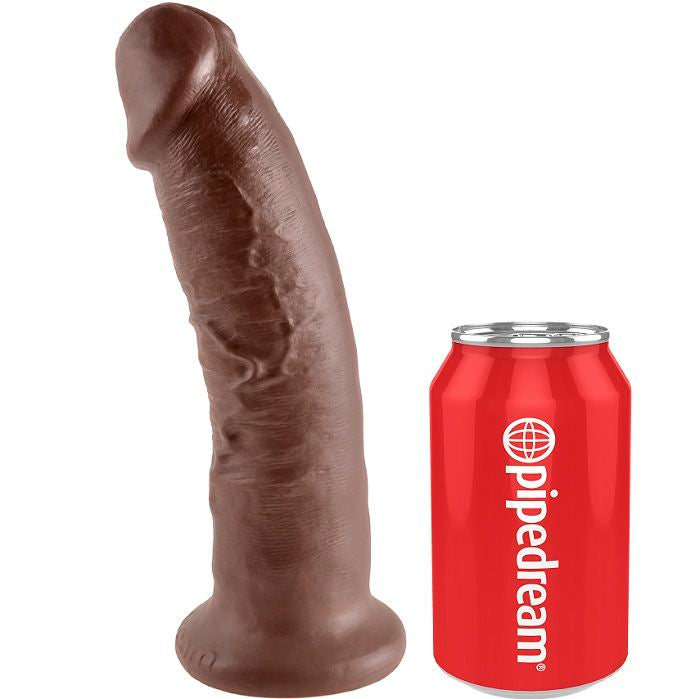 KING COCK - 9 HAHN BRAUN 22.9 CM – Dildo Bild 3