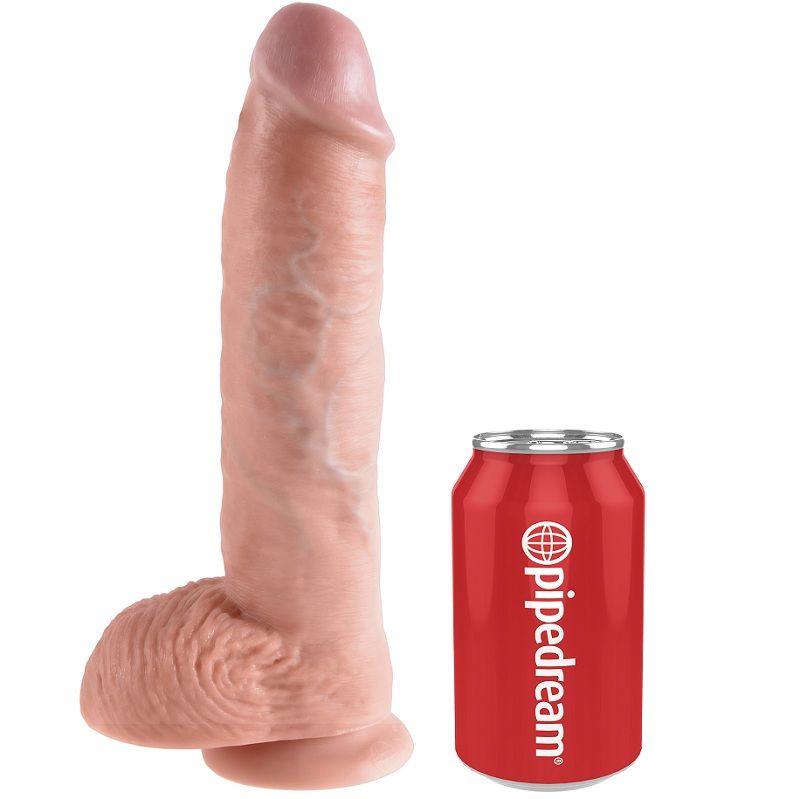 KING COCK - 10 SCHWANZFLEISCH MIT EIER 26.5 CM – Erotik-Zubehör Bild 3