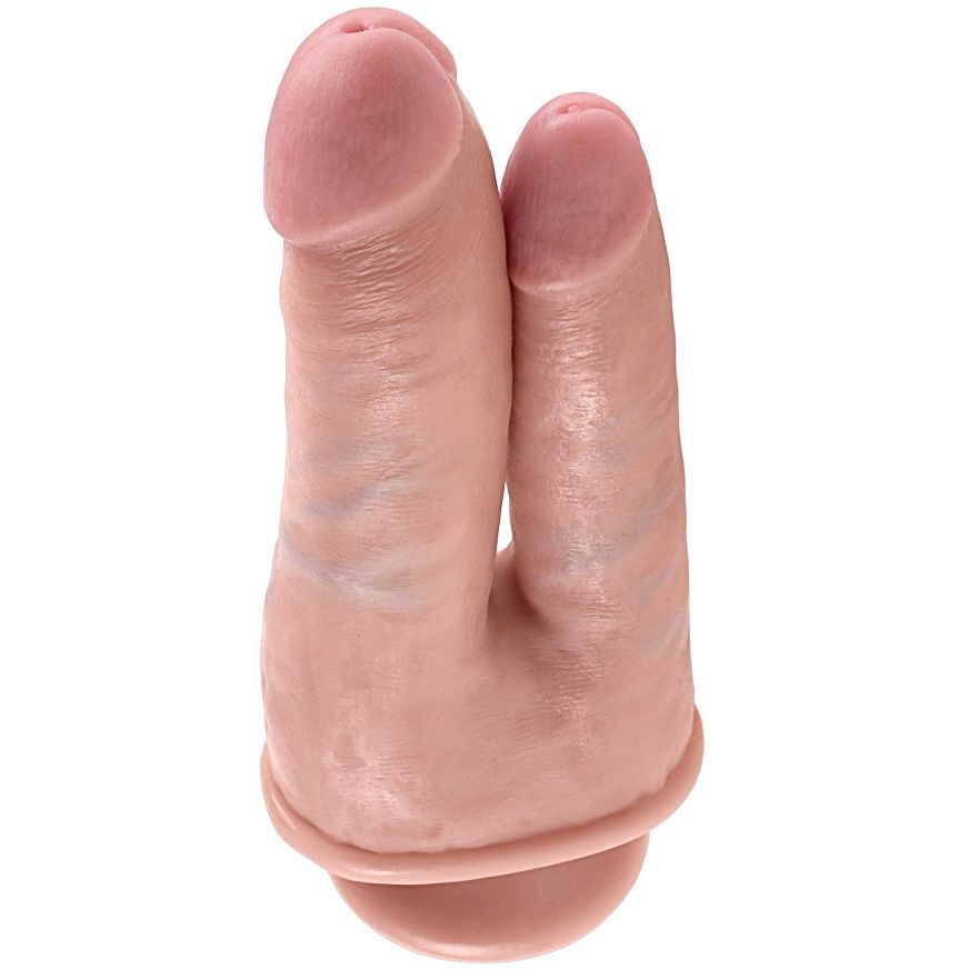KING COCK - DOUBLE PENETRATOR FLEISCH – Erotik-Zubehör Bild 2