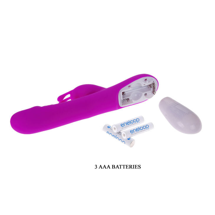 PRETTY LOVE - FLIRTATION ROBERT VIBRATOR MIT KLITORIS-STIMULATOR für sinnliche Momente allein oder zu zweit