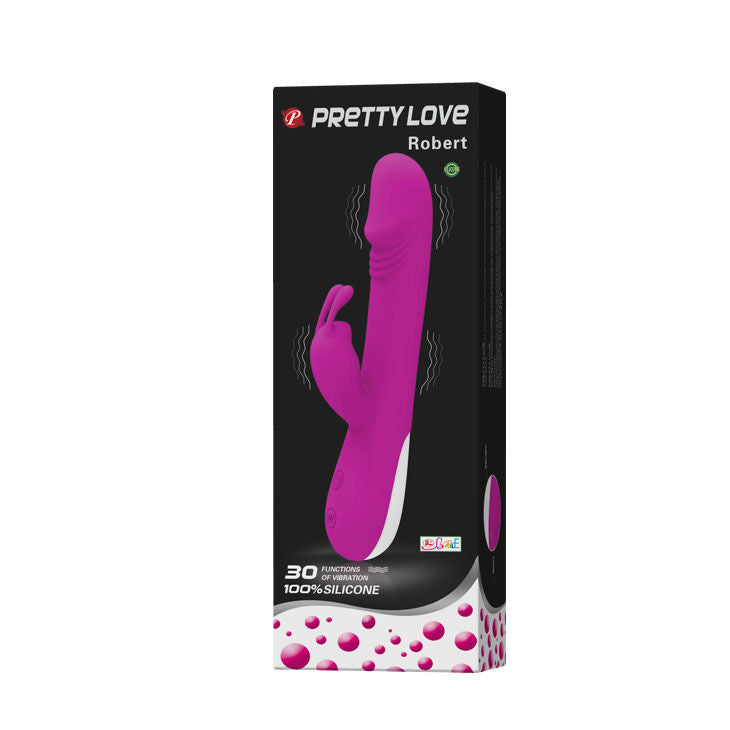 PRETTY LOVE - FLIRTATION ROBERT VIBRATOR MIT KLITORIS-STIMULATOR Klitorisstimulator diskret online kaufen