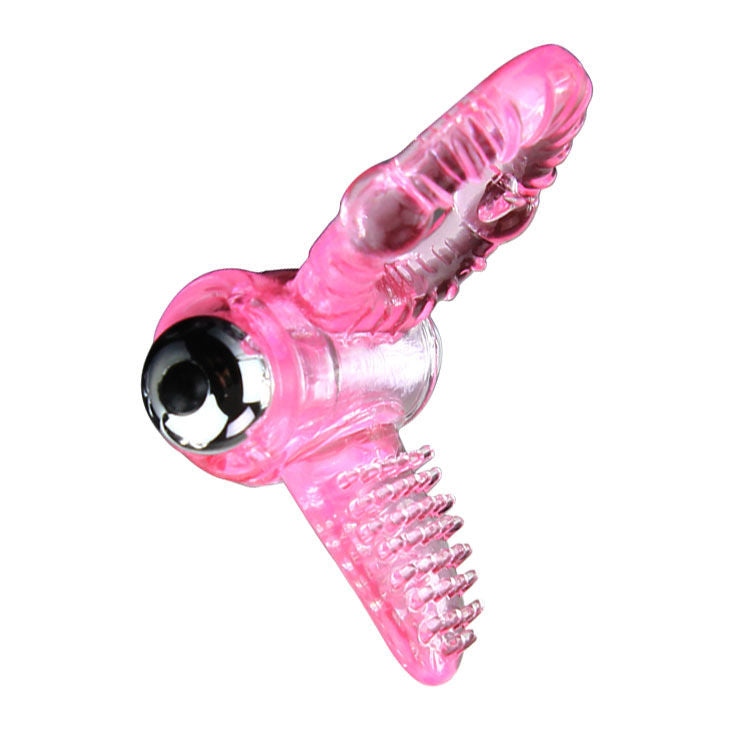 BAILE - SWEET ABS 10 RHYTHMS RING ROSA VIBRATOR PENISRING Produktansicht und Details