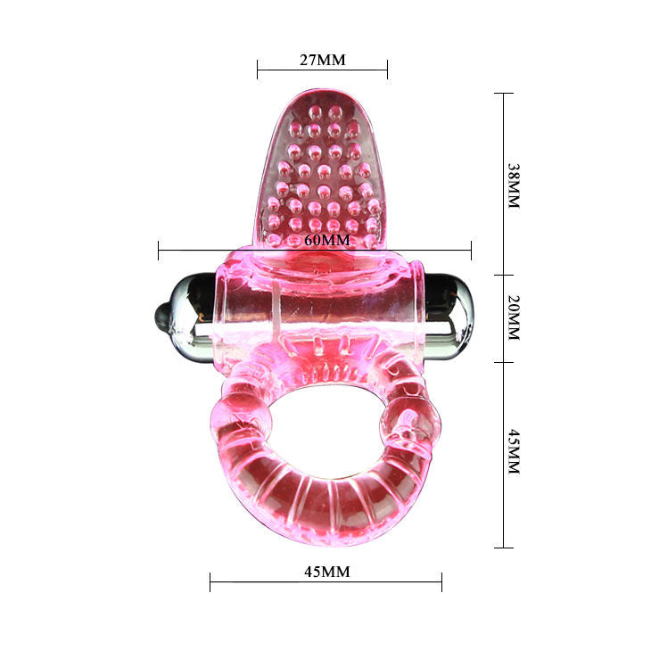 BAILE - SWEET ABS 10 RHYTHMS RING ROSA VIBRATOR PENISRING für sinnliche und diskrete Momente
