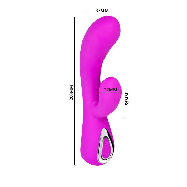 Pretty Love Smarter Honigvibrator – Aufladbarer Doppelmotor Vibrator 18 cm, 10 Modi, Silikon – Vibrator Bild 8