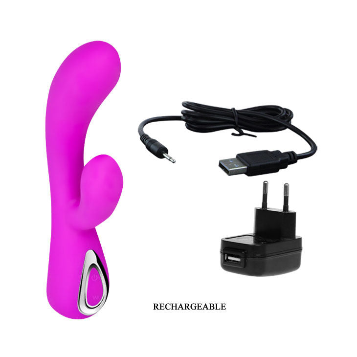 Pretty Love Smarter Honigvibrator – Aufladbarer Doppelmotor Vibrator 18 cm, 10 Modi, Silikon – Vibrator Bild 9