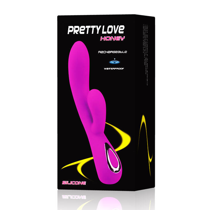 Pretty Love Smarter Honigvibrator – Aufladbarer Doppelmotor Vibrator 18 cm, 10 Modi, Silikon – Vibrator Bild 11