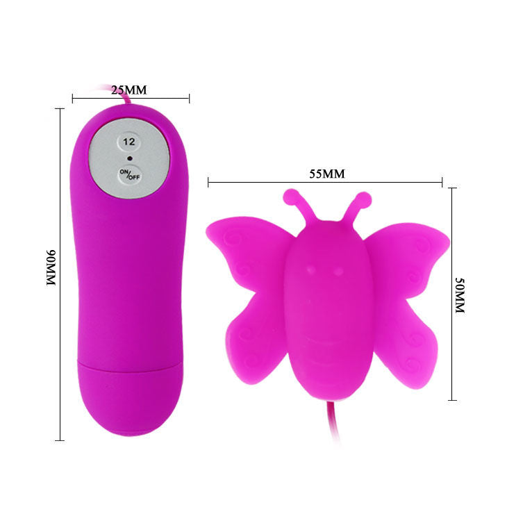 BAILE - LOVE EGGS BUTTERFLY CLITORIS STIMULATOR 12 GESCHWINDIGKEITEN LILA FERNBEDIENUNG für sinnliche und diskrete Momente