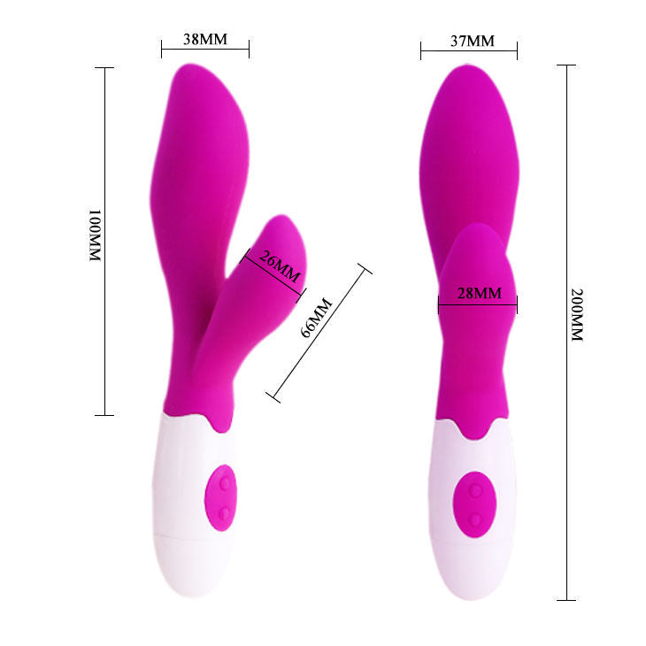 Pretty Love Newman – Ergonomischer Vibrator mit 30 Vibrationsimpulsen aus Silikon für sinnliche Momente allein oder zu zweit