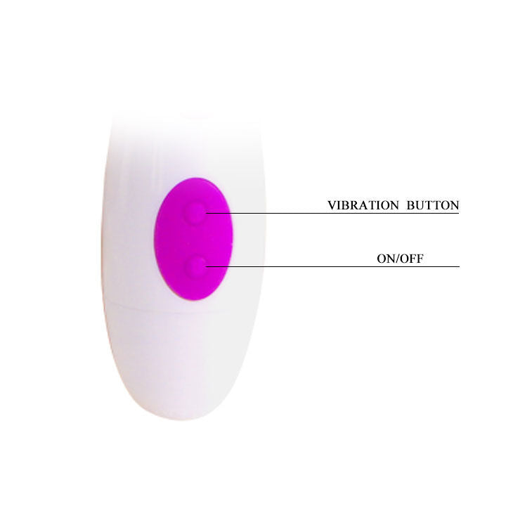 Pretty Love Newman – Ergonomischer Vibrator mit 30 Vibrationsimpulsen aus Silikon Vibrator diskret online kaufen