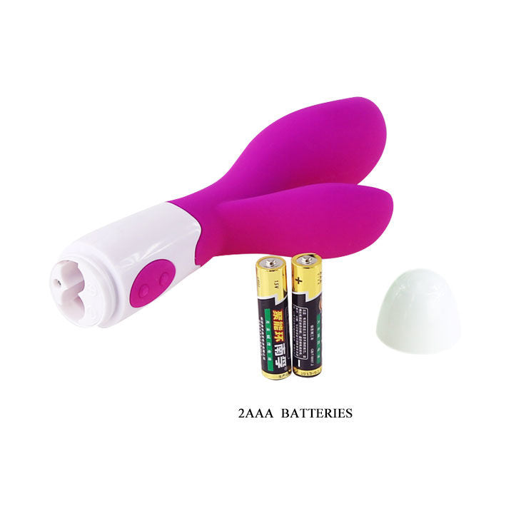 Pretty Love Newman – Ergonomischer Vibrator mit 30 Vibrationsimpulsen aus Silikon für intensive Stimulation und Self-Love